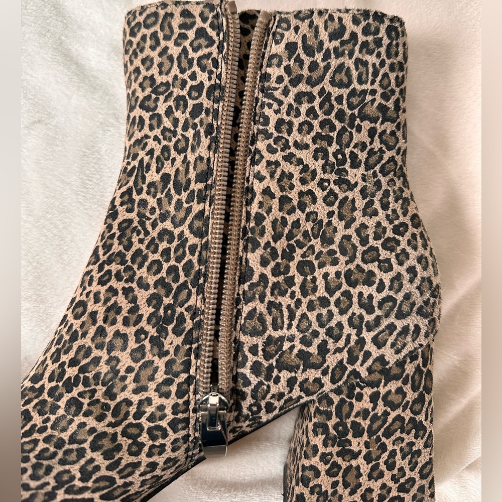 Steve Madden Leopard Print Pointed-Toe Bootie - image 5